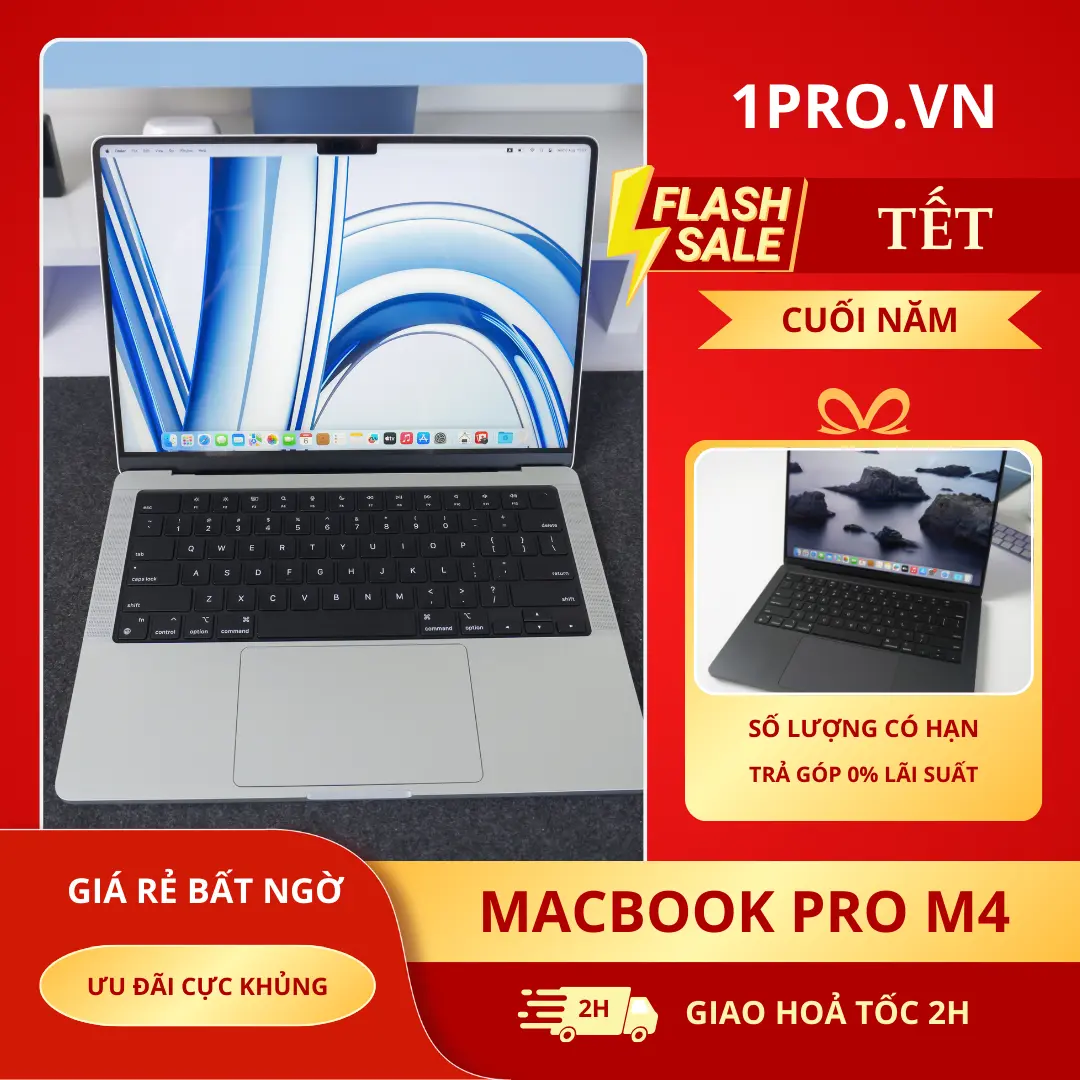 Giảm giá sản phẩm macbook pro m4