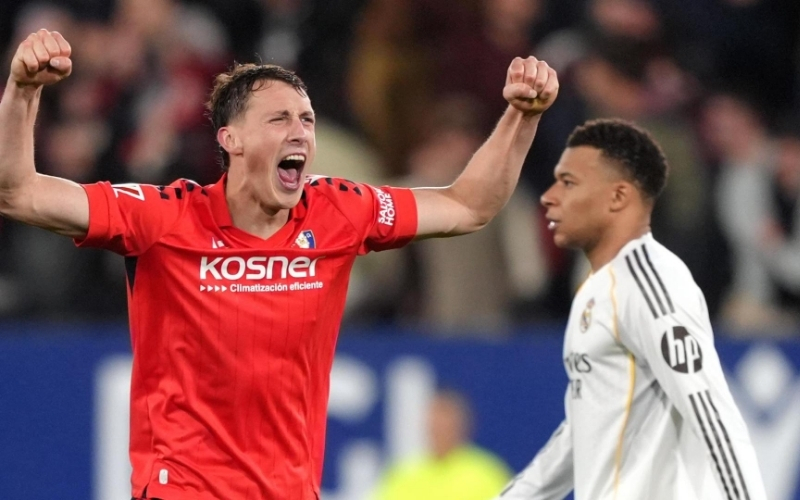 Điểm sáng chiến thuật giúp Osasuna quật ngã gã khổng lồ